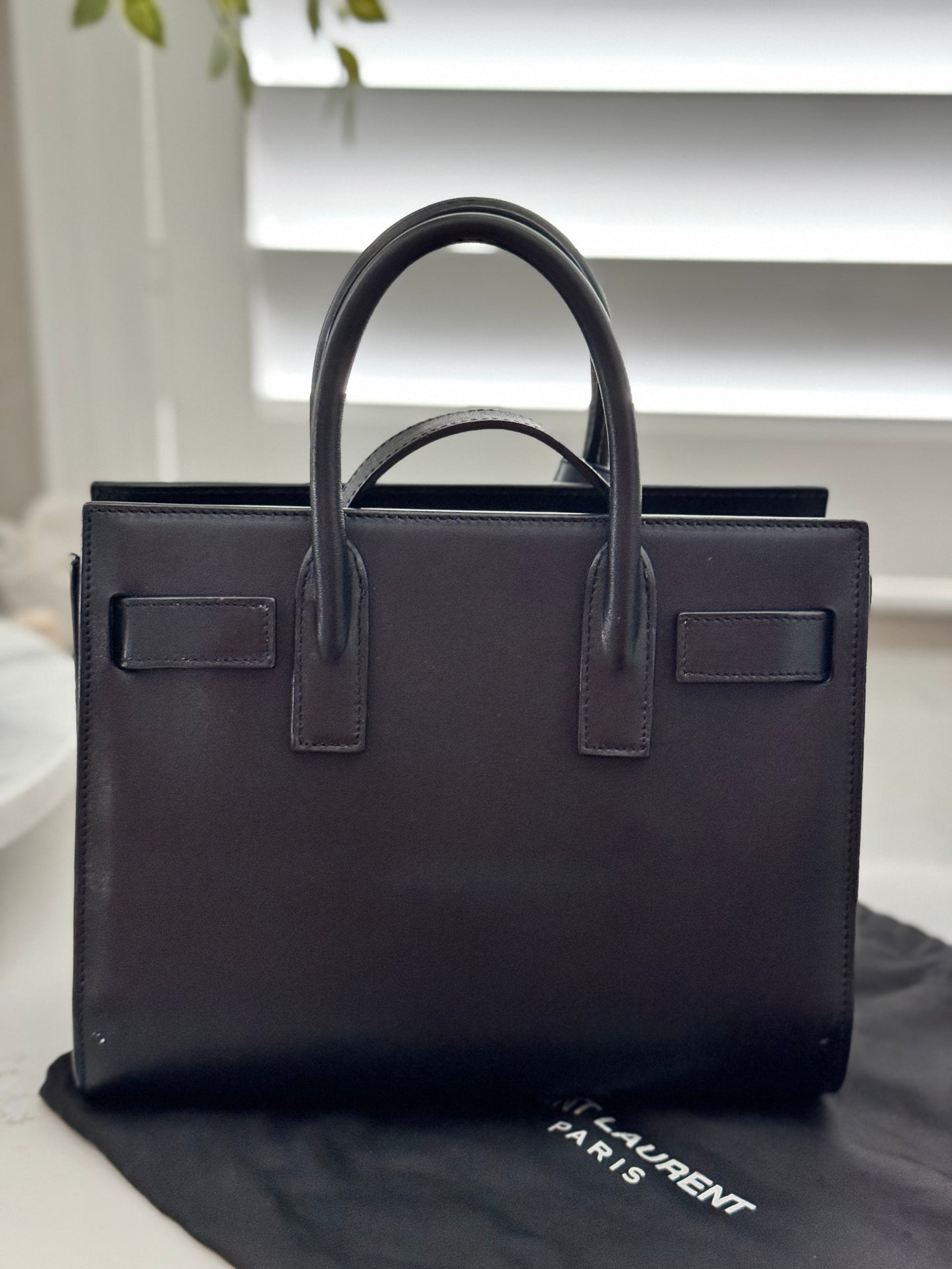 Saint Laurent - Sac De Jour Nano Top-Handle Bag in Smooth Leather (Pre-Loved)