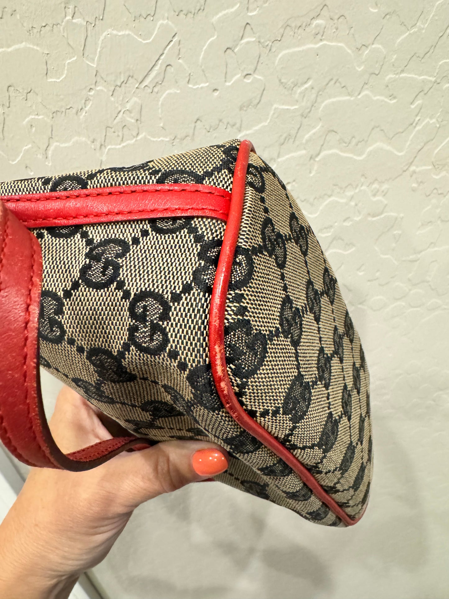 GUCCI Canvas Mini Pouchette (Pre-Loved)