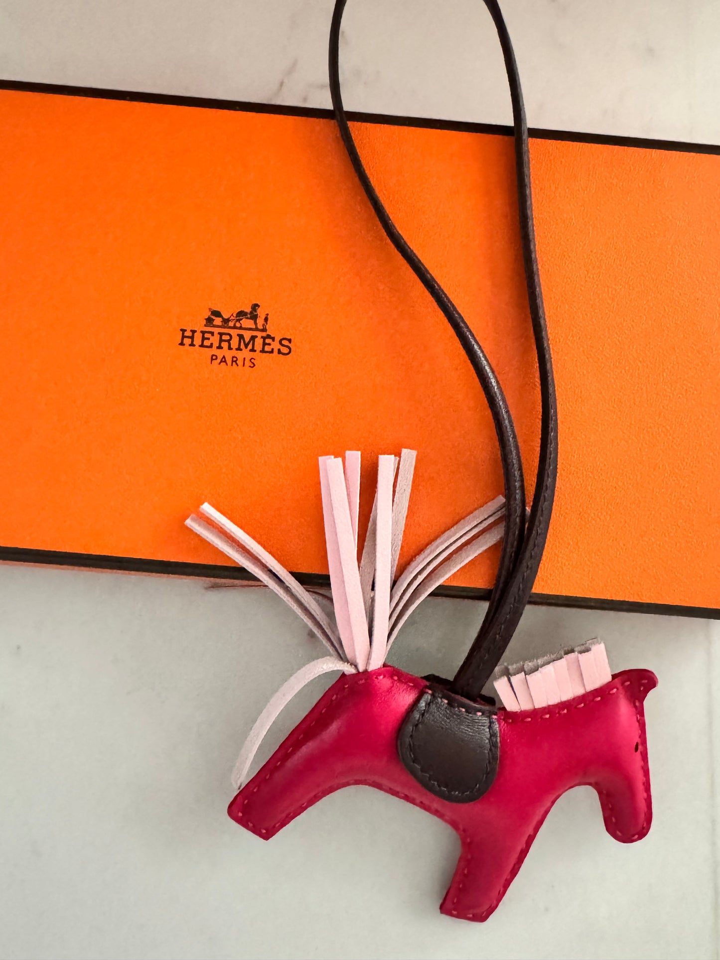 HERMES Milo Lambskin Grigri Rodeo PM