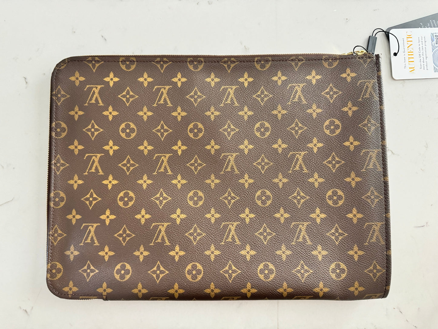 LOUIS VUITTON - Vintage L V Pochette Document Holder (Pre-Loved)