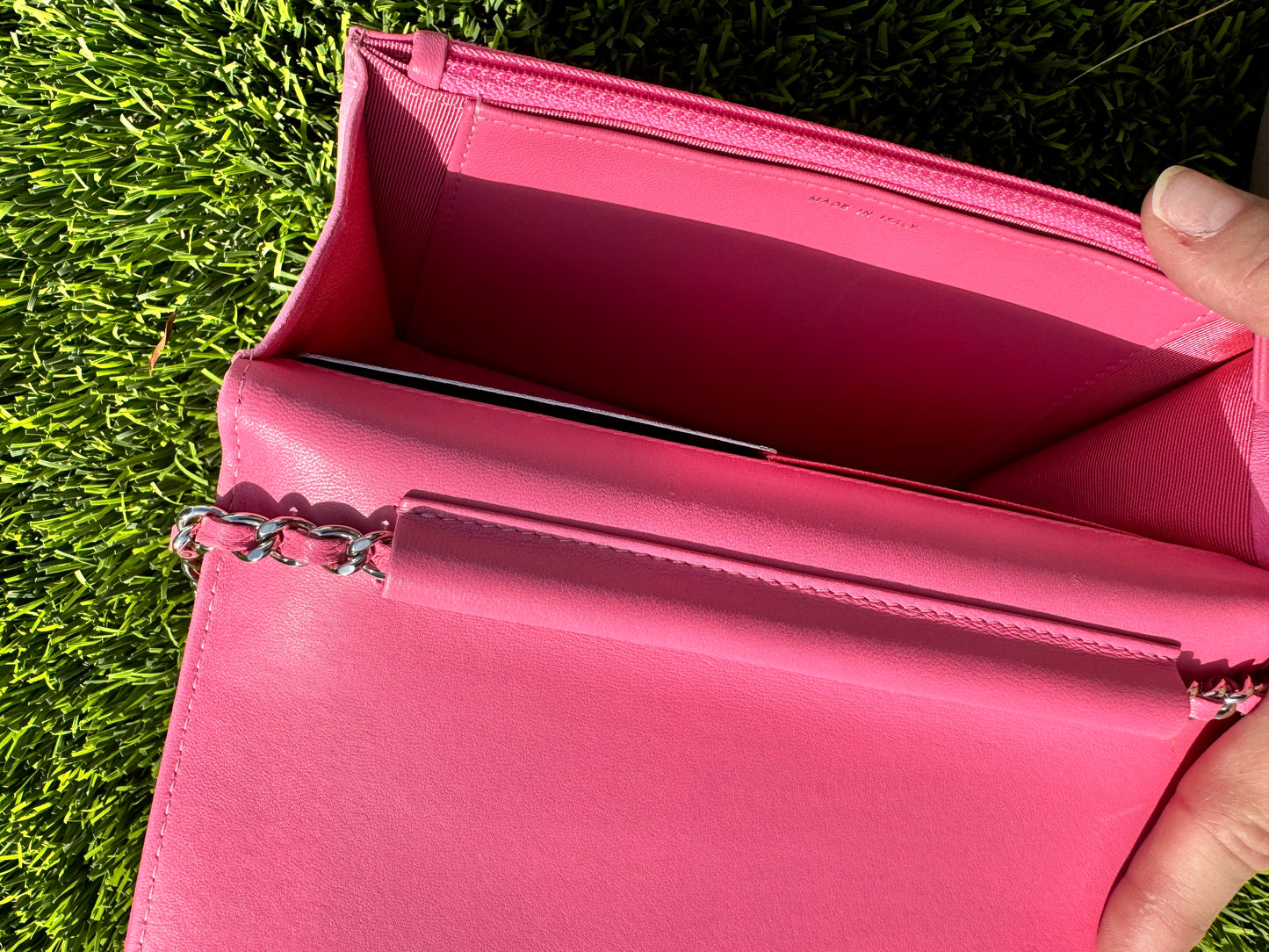 CHANEL Pink Ombre Lambskin WOC (Pre-Loved)