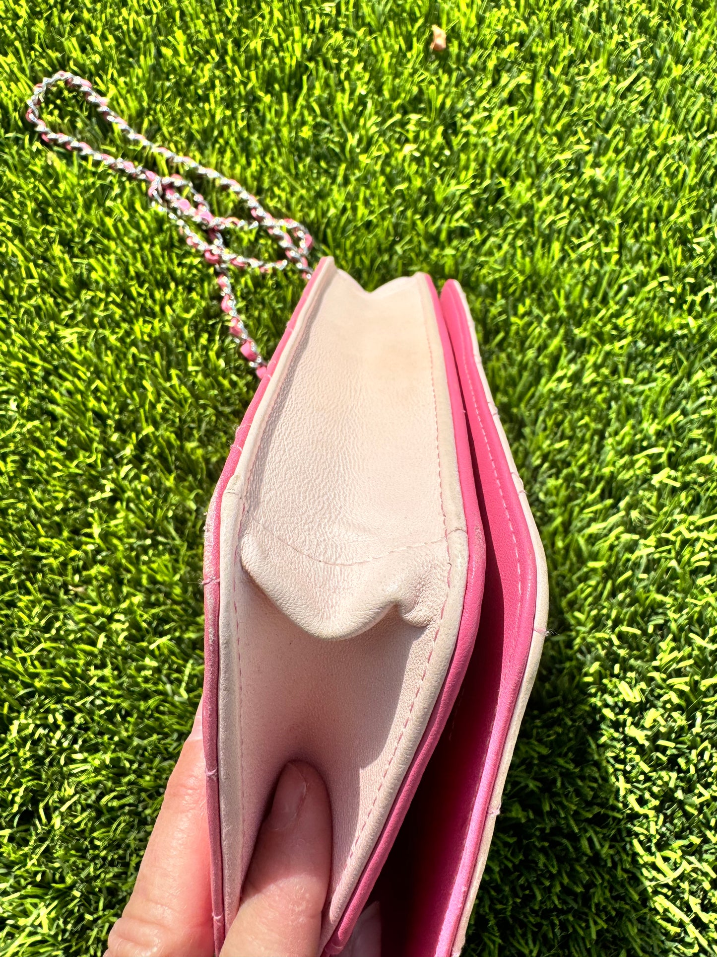 CHANEL Pink Ombre Lambskin WOC (Pre-Loved)