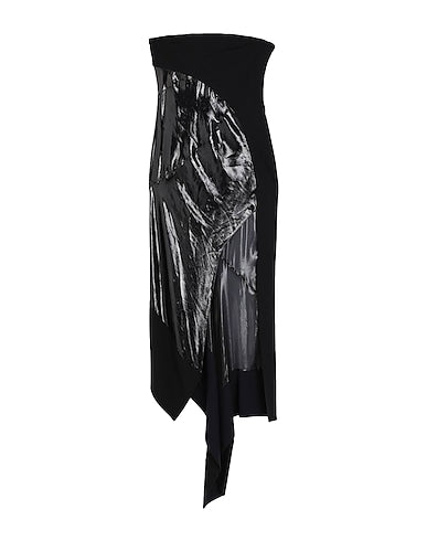 MUGLER Lacquered Asymmetric Strapless Silk NWT Blend Gown Size: 44 NWT