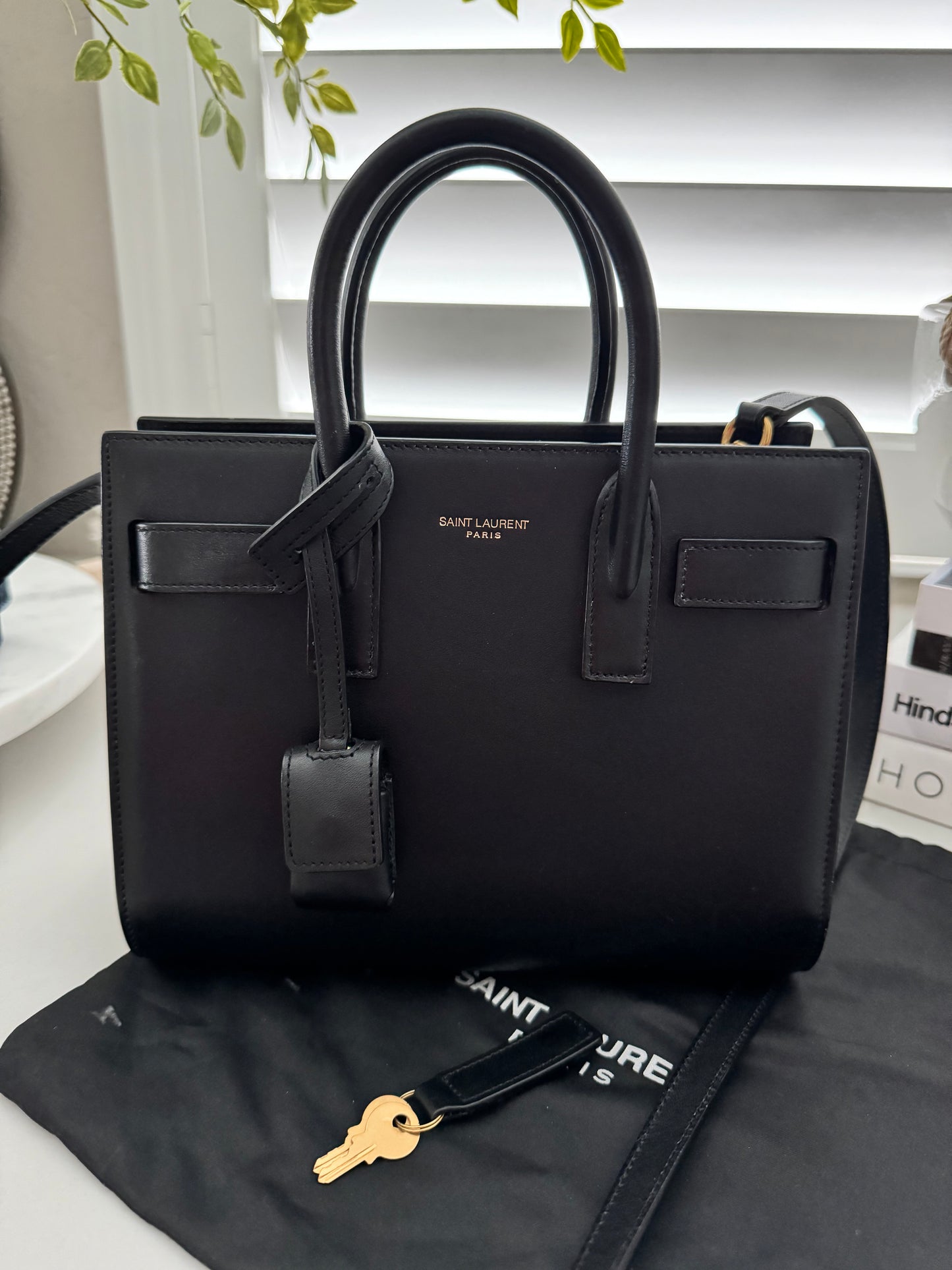 Saint Laurent - Sac De Jour Nano Top-Handle Bag in Smooth Leather (Pre-Loved)