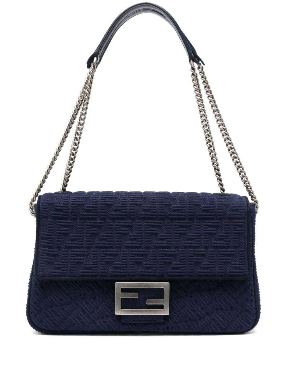 FENDI Baguette Chain Large Shoulder Bag (Pre-Loved)