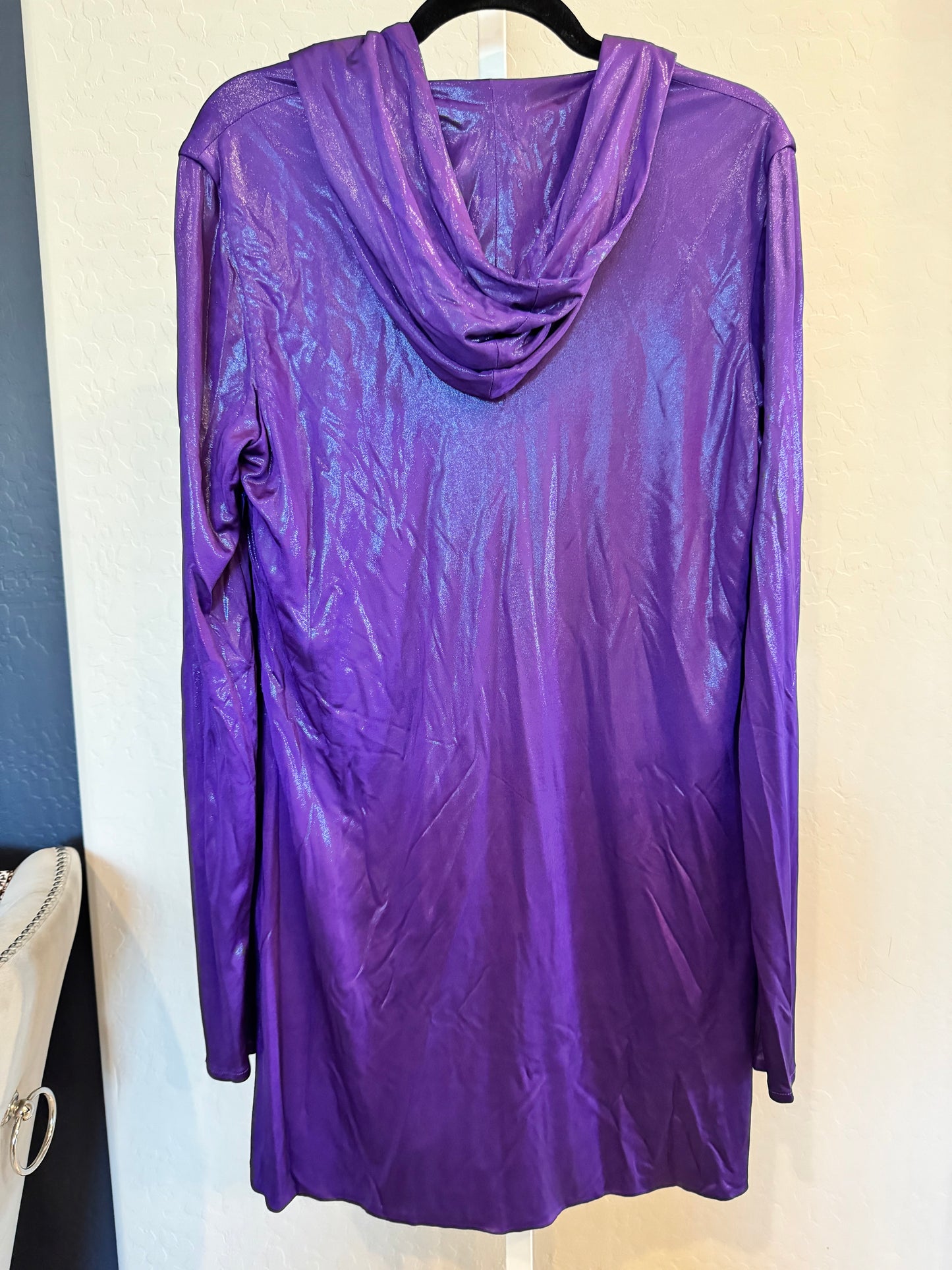 Versace Purple Runway Short Dress w/ built in Bodysuit Size: 48