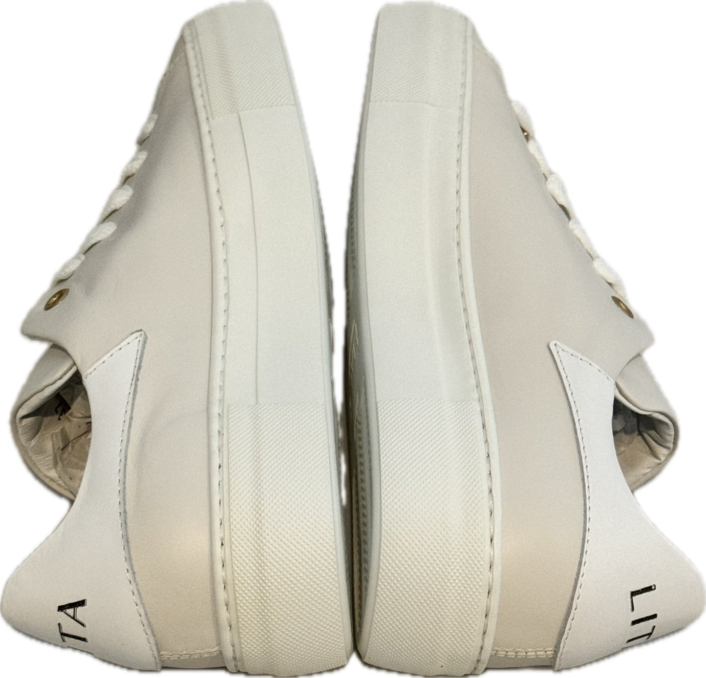LITA Women's ICON Low Top Leather White/ Cream Sneaker (New) Size: 37/US 7
