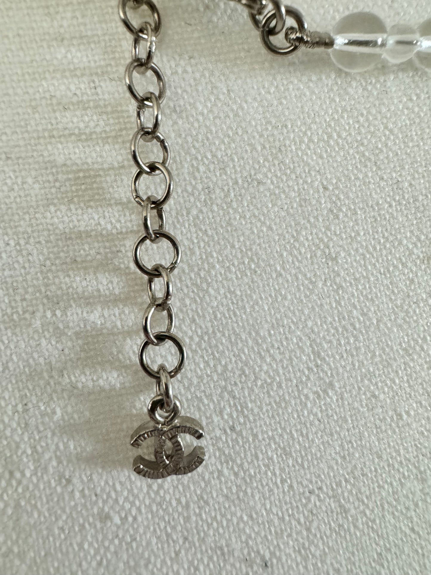 CHANEL Water Drop CC Necklace