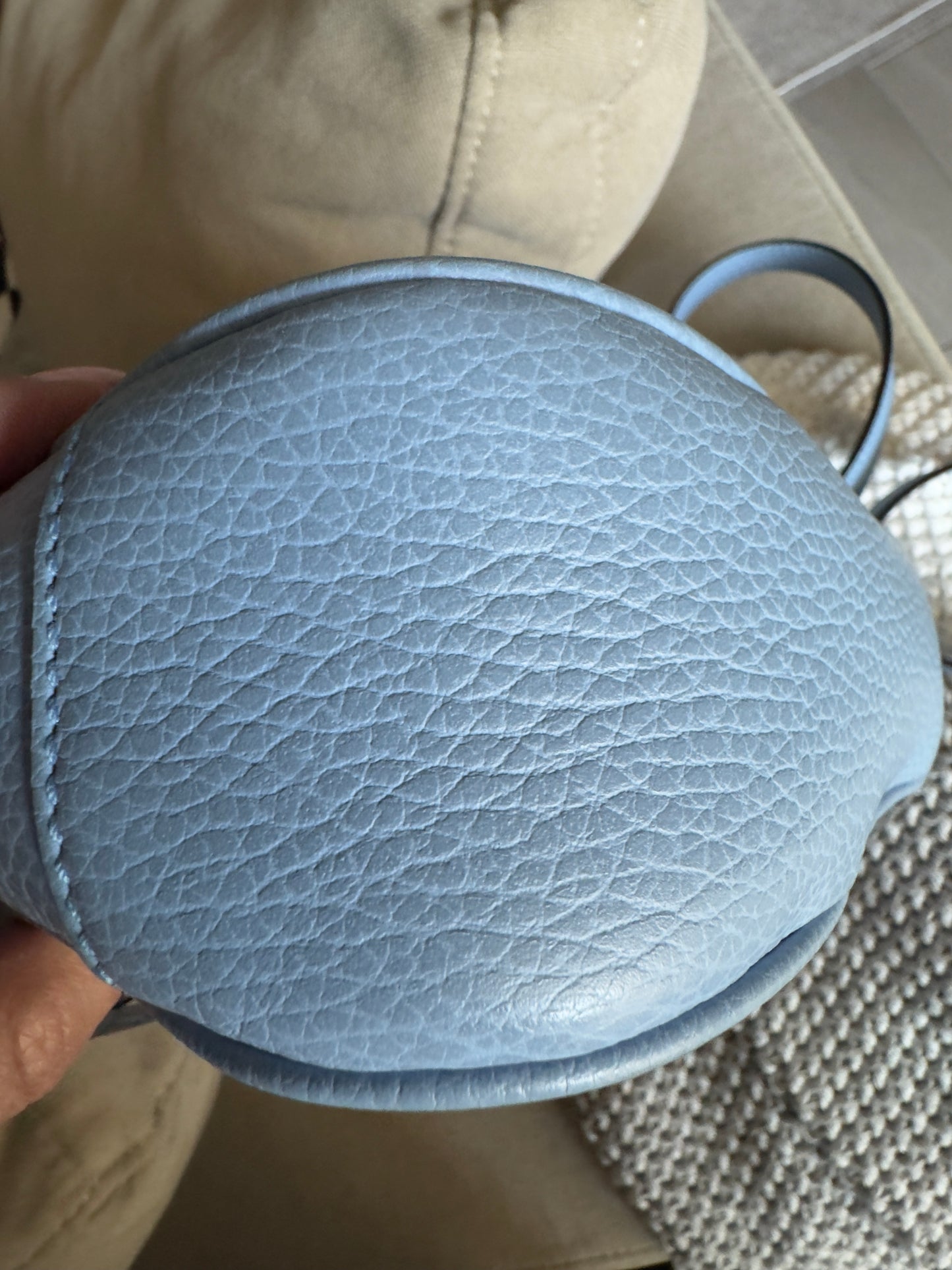 GUCCI Blue Original GG Canvas Bree Crossbody (Like New)