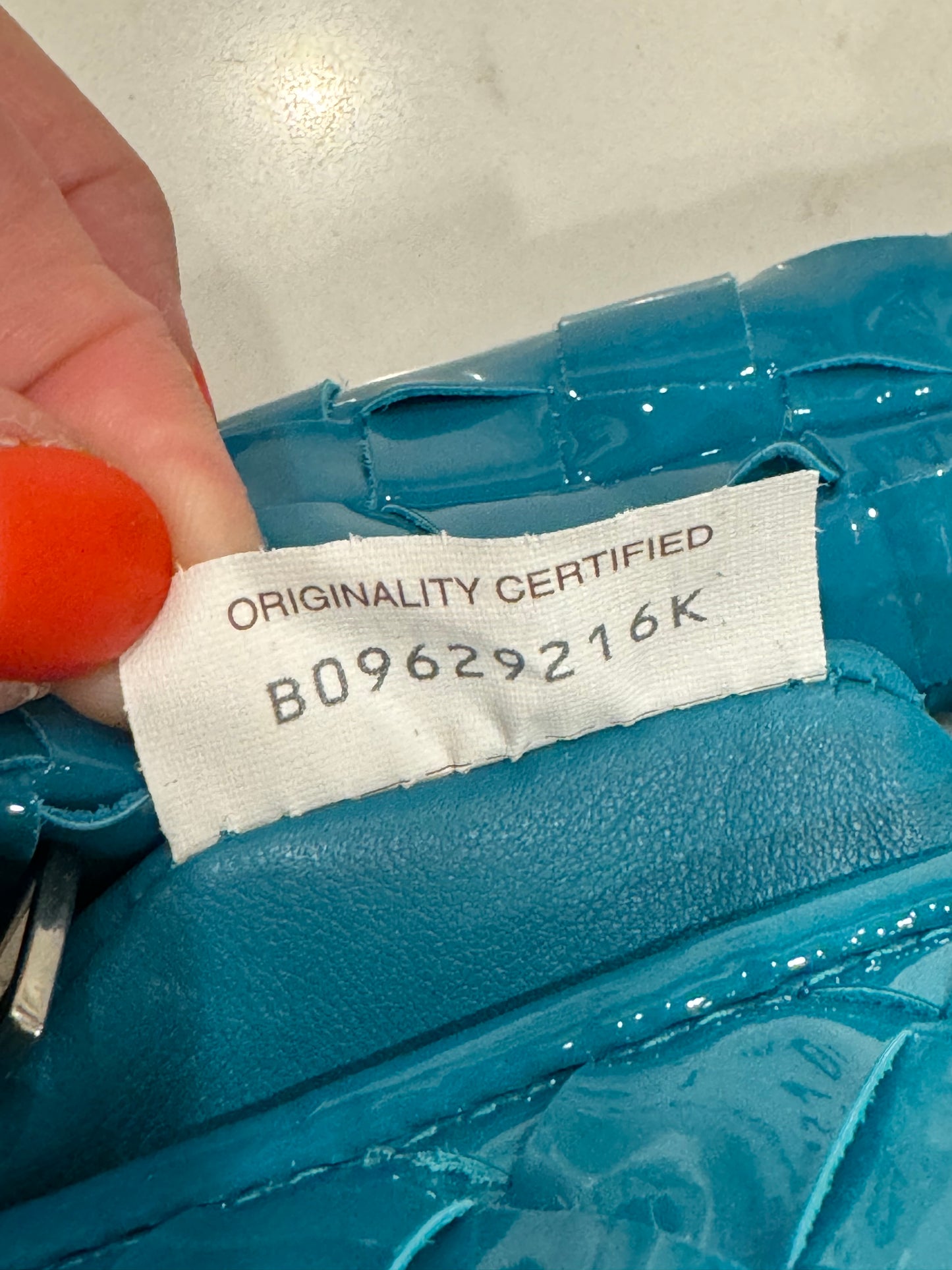 BOTTEGA VENETA Patent Nappa Intrecciato Mini Jodie (Pristine Condition)