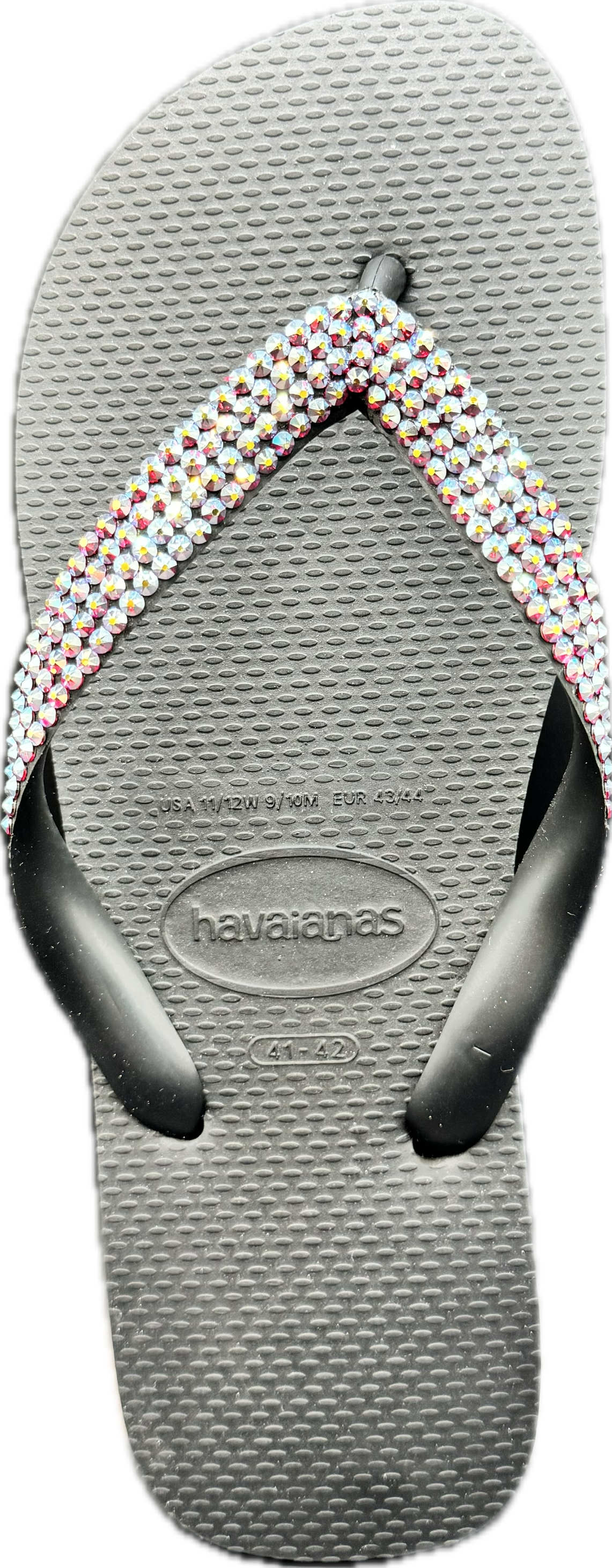 Top Black Flip Flops | Siam AB Crystals