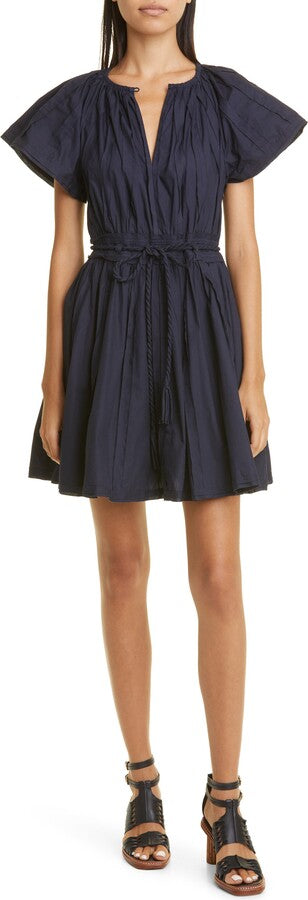 ULLA JOHNSON Jessa Embroidery Detail Cotton (New) Size: 2