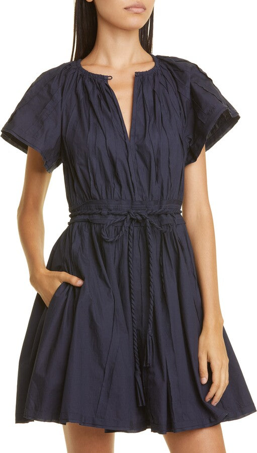 ULLA JOHNSON Jessa Embroidery Detail Cotton (New) Size: 2