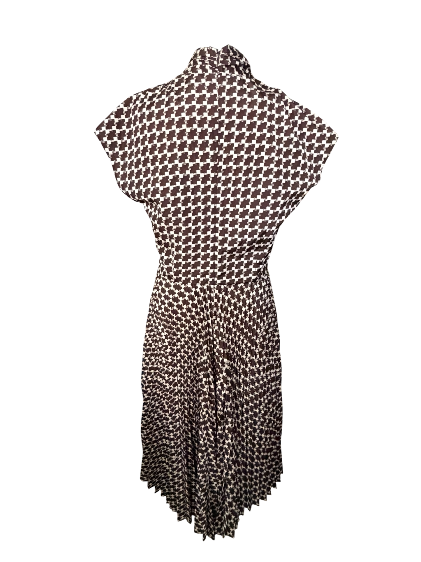 Ralph Lauren Collection Purple Label Geometric Pleated Dress | NWT | Size: 10 | Made in Italy