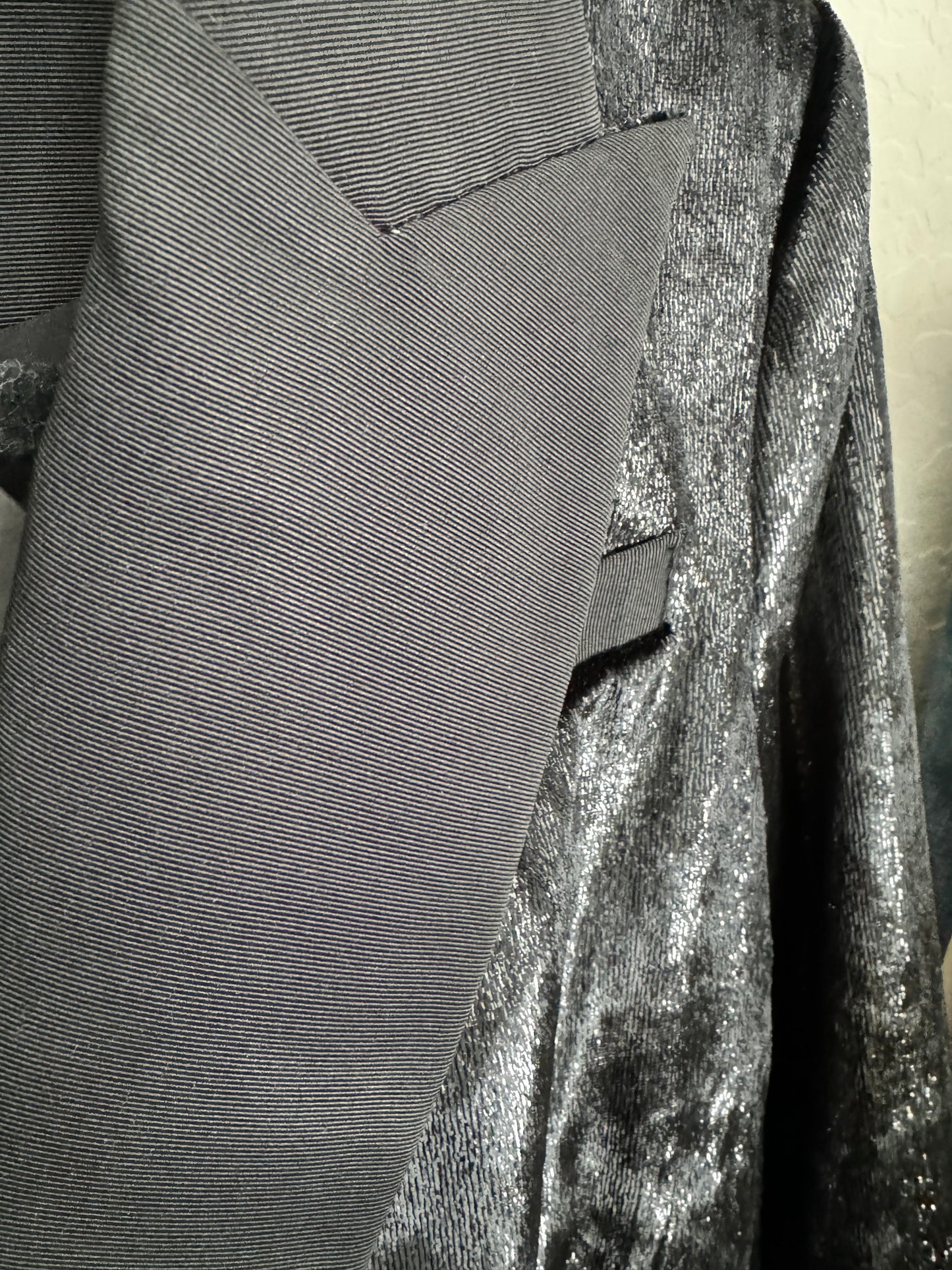 Rachel Zoe - Black Crushed Velvet Blazer (New) Size: 6