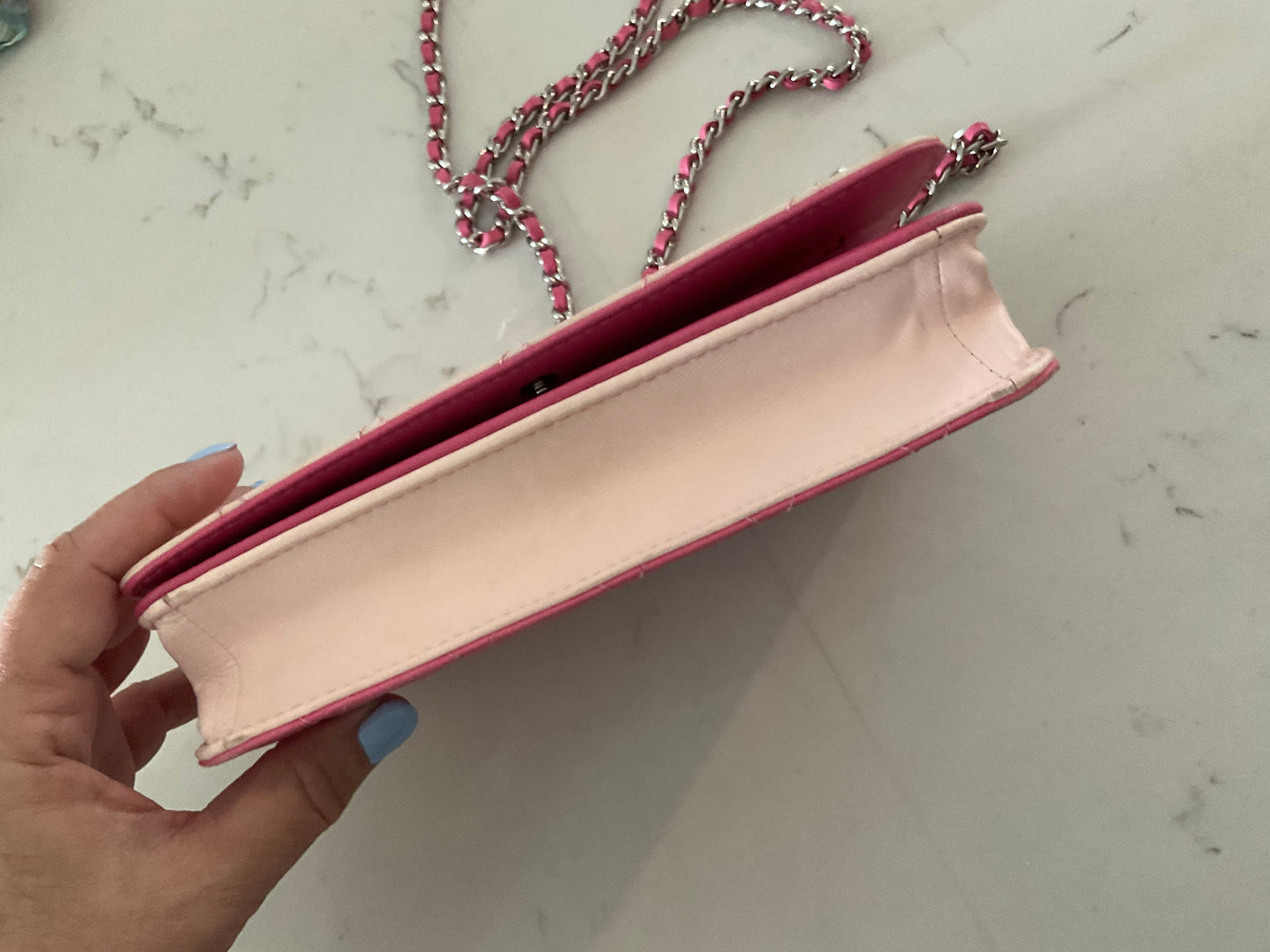 CHANEL Pink Ombre Lambskin WOC (Pre-Loved)