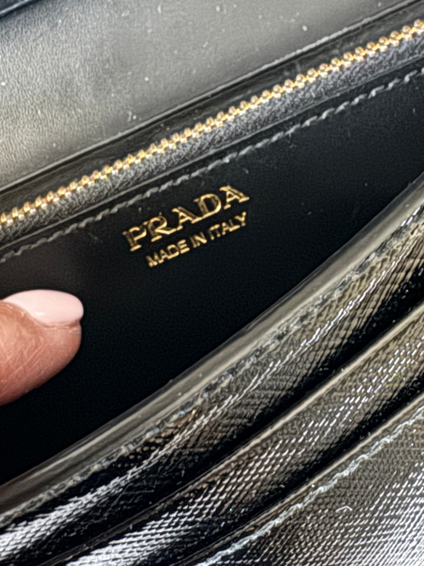 PRADA Envelope Flap Slim Wallet