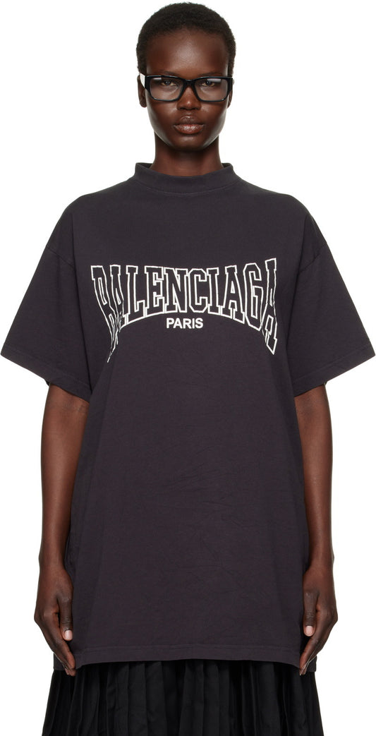Balenciaga Boxing Vintage Logo Oversized T-Shirt Black | Size: Medium (Unisex) | NWT | $675