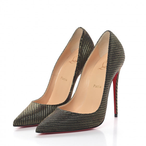 CHRISTIAN LOUBOUTIN Glitter Chain So Kate 120 Pumps (Pre-Loved) Size: 35.5/US 5.5