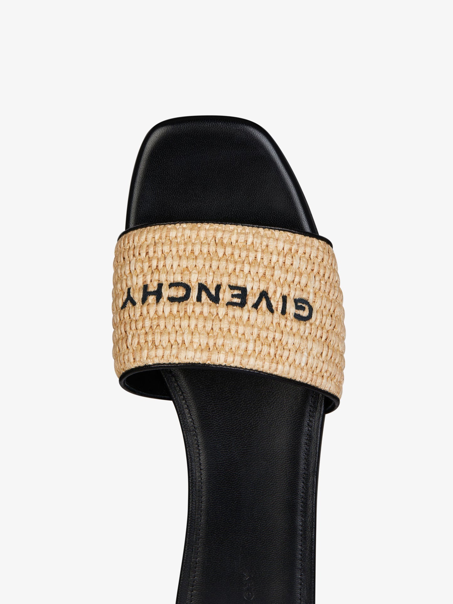 GIVENCHY Plage 4G Flat Mules in Raffia Size:38 (New)