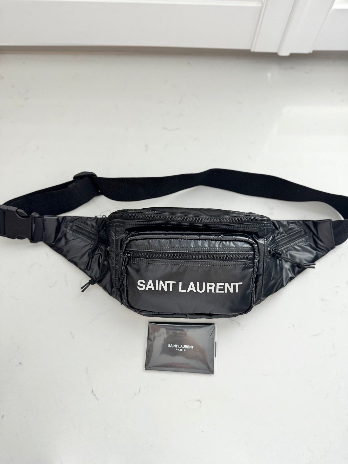 Saint Laurent Nylon Logo Belt Bag/Bumbag (New)