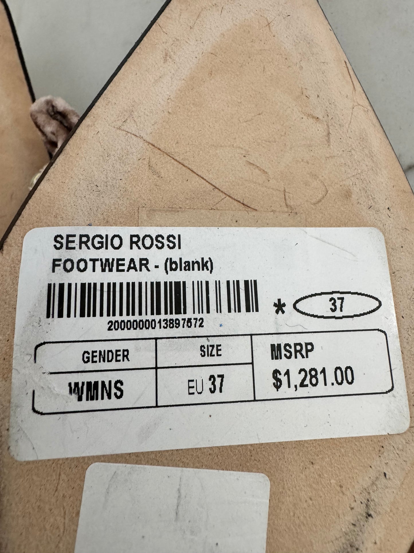 SERGIO ROSSI Ballerina Flats Size: 37 (New)