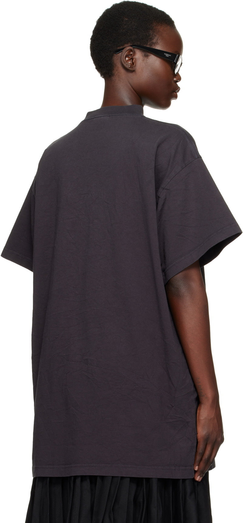 Balenciaga Boxing Vintage Logo Oversized T-Shirt Black Unisex Size Medium NWT