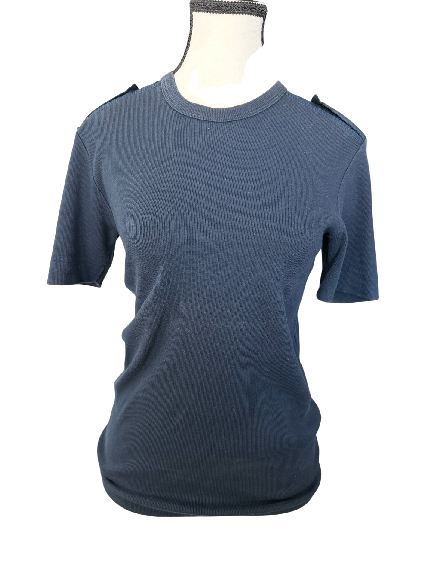 Dolce & Gabbana Navy Cotton T-Shirt Size: M