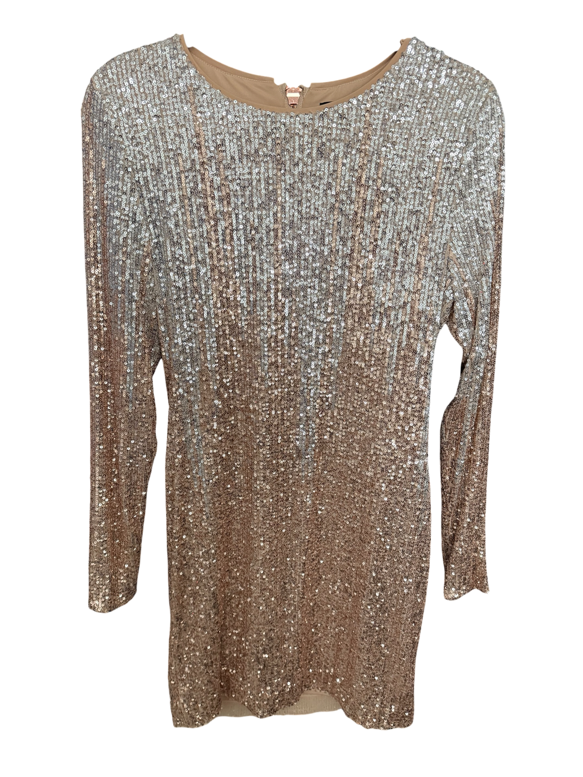 Le Superbe Ombré Sequin Mini Dress Size Large NWT