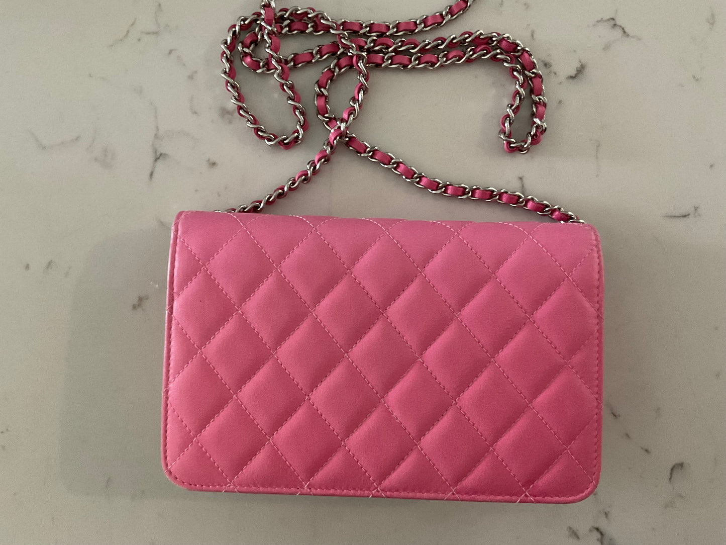 CHANEL Pink Ombre Lambskin WOC (Pre-Loved)