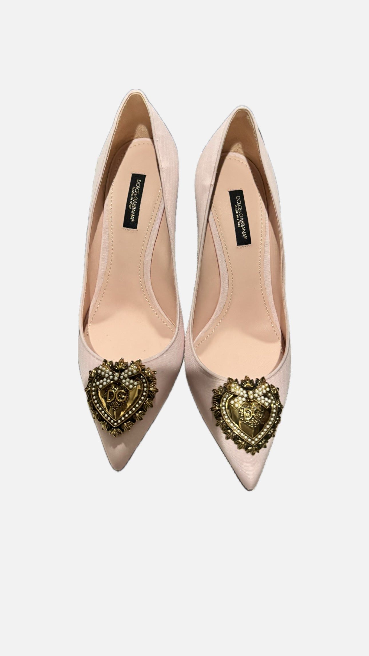 DOLCE & GABBANA PINK Devotion Pumps Size: 37 (New)