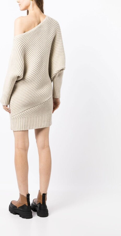 Cult Gaia Cream Sweater Dress Size: Large