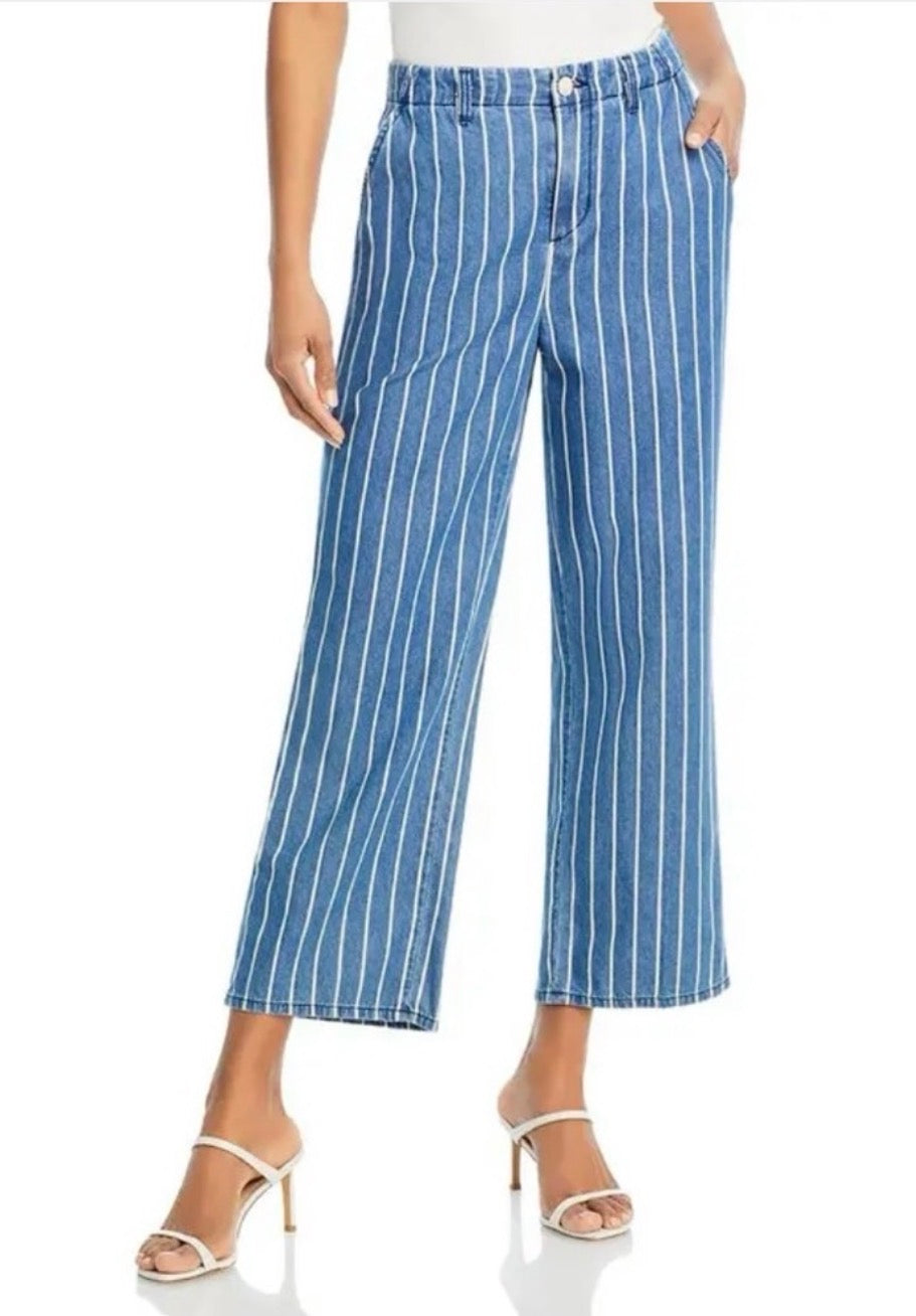 L’Agence Striped Trousers Size: 33 (New)