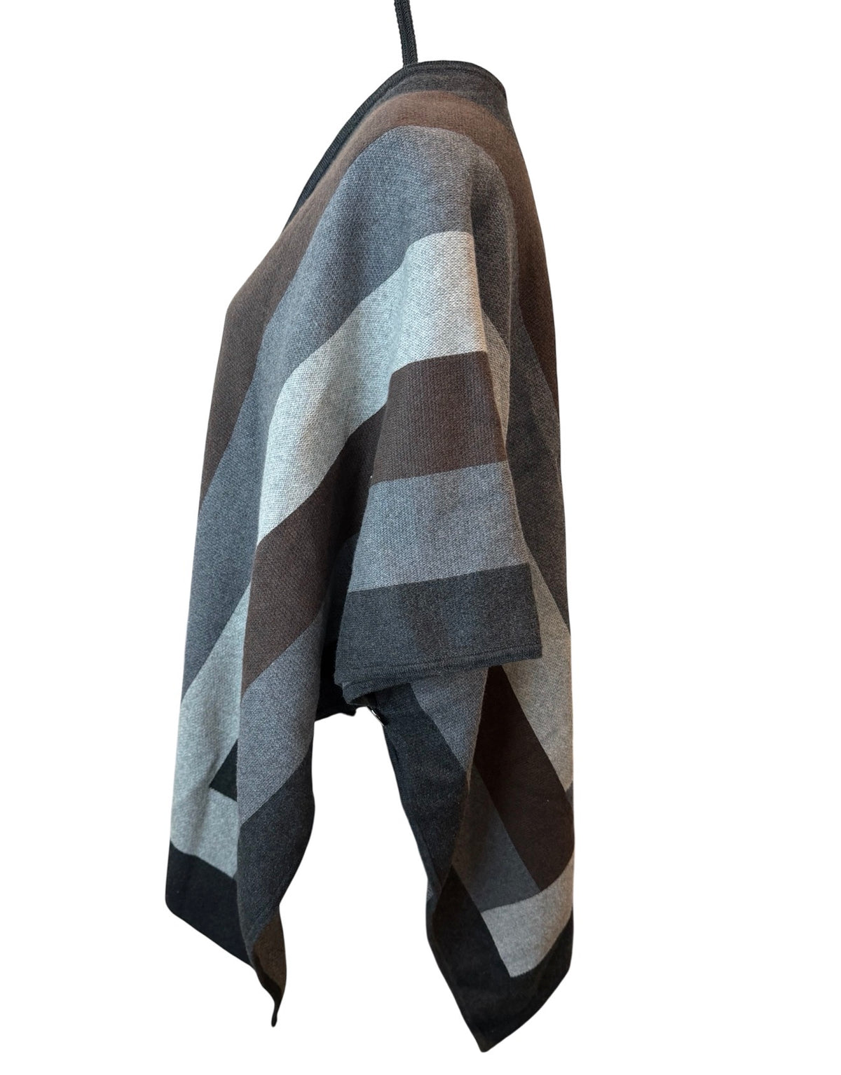 Carlisle Collection Cotton Cashmere Poncho Wrap – One Size