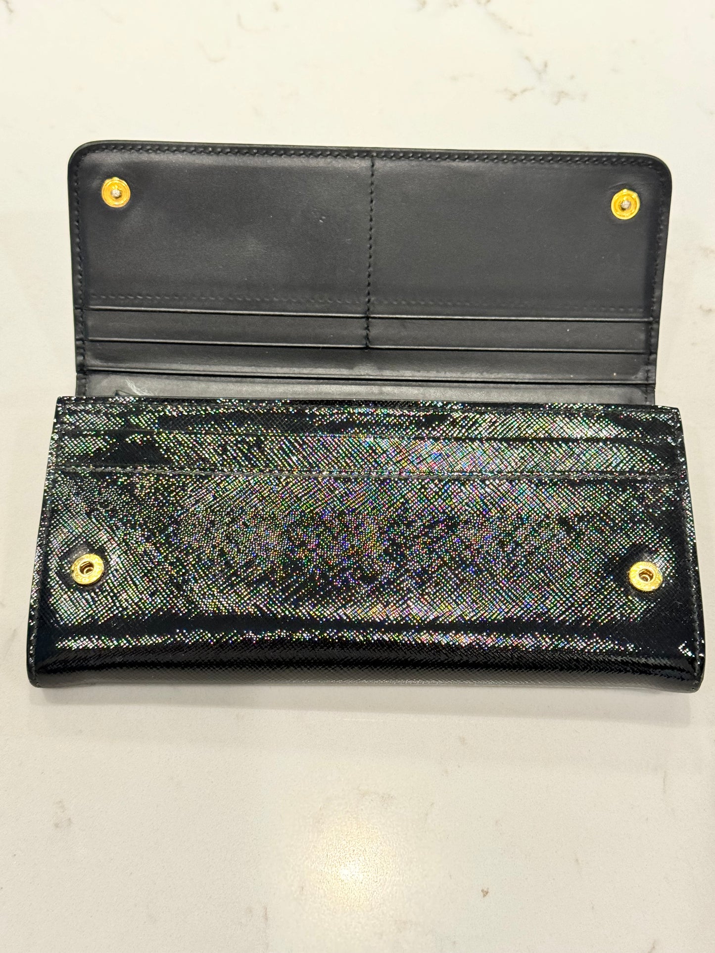 PRADA Envelope Flap Slim Wallet