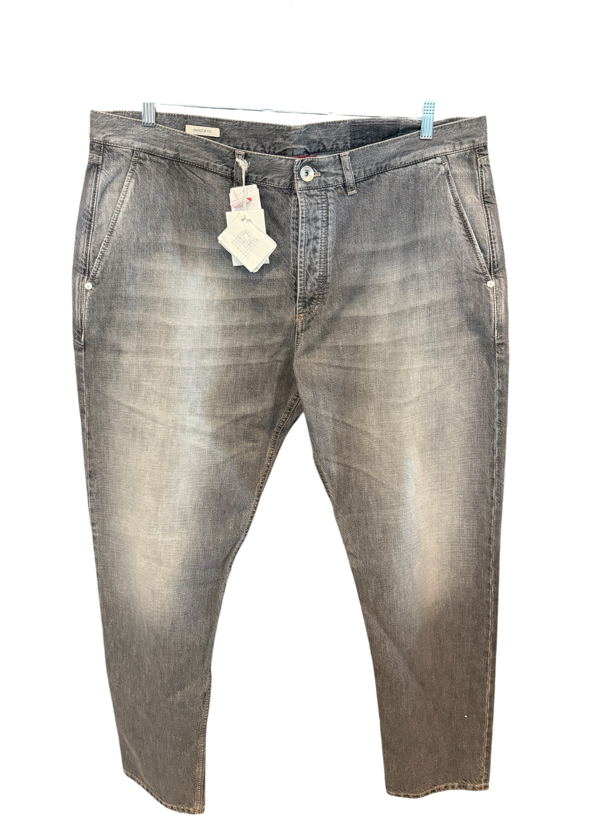 Brunello Cucinelli Gray Washed Denim Jeans | Men’s 54 | New With Tags
