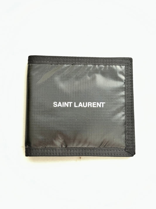 Saint Laurent Nylon Bi-Fold Wallet (New)