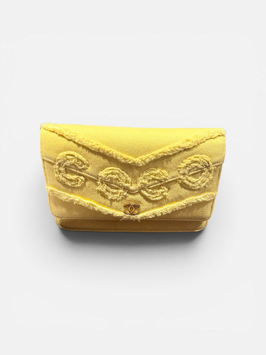 CHANEL Coco Yellow Wallet on Chain (WOC) Pre-Loved