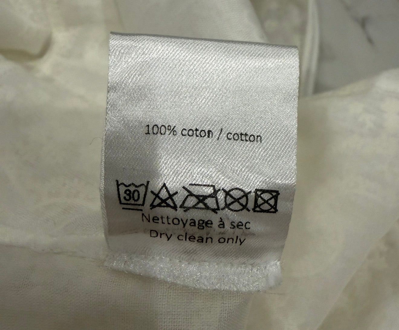 Alaïa White Embroidered Voile Paisley Maxi Dress IT 42 (US 6–8) NWT – Made in Italy