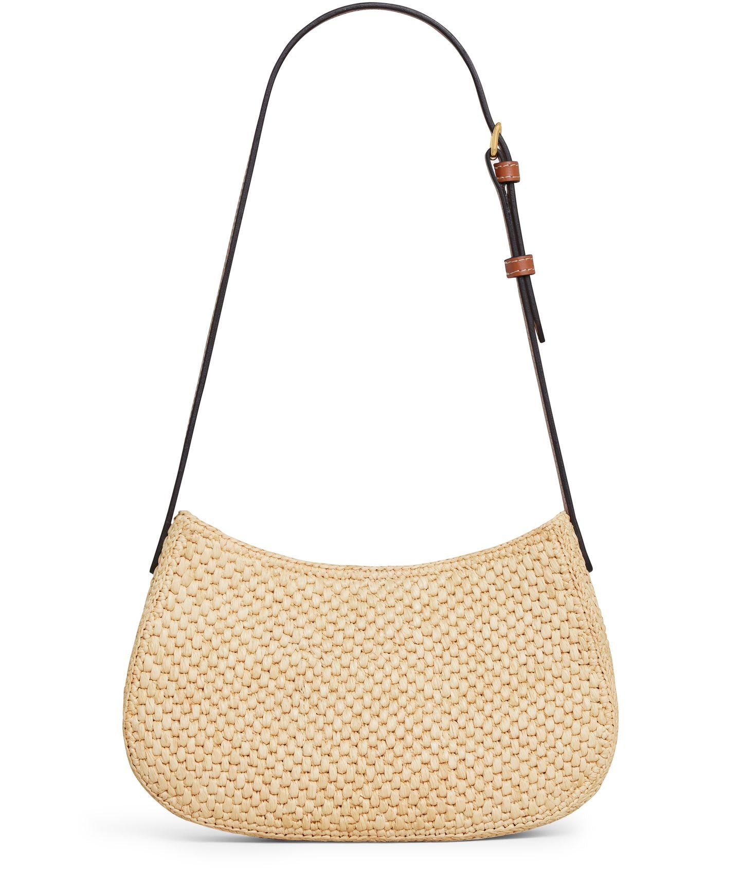 Celine Medium Tilly Raffia Shoulder Bag Natural Tan | NWT