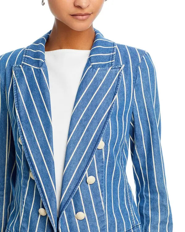 L’Agence Striped Blazer Size: Large (New)