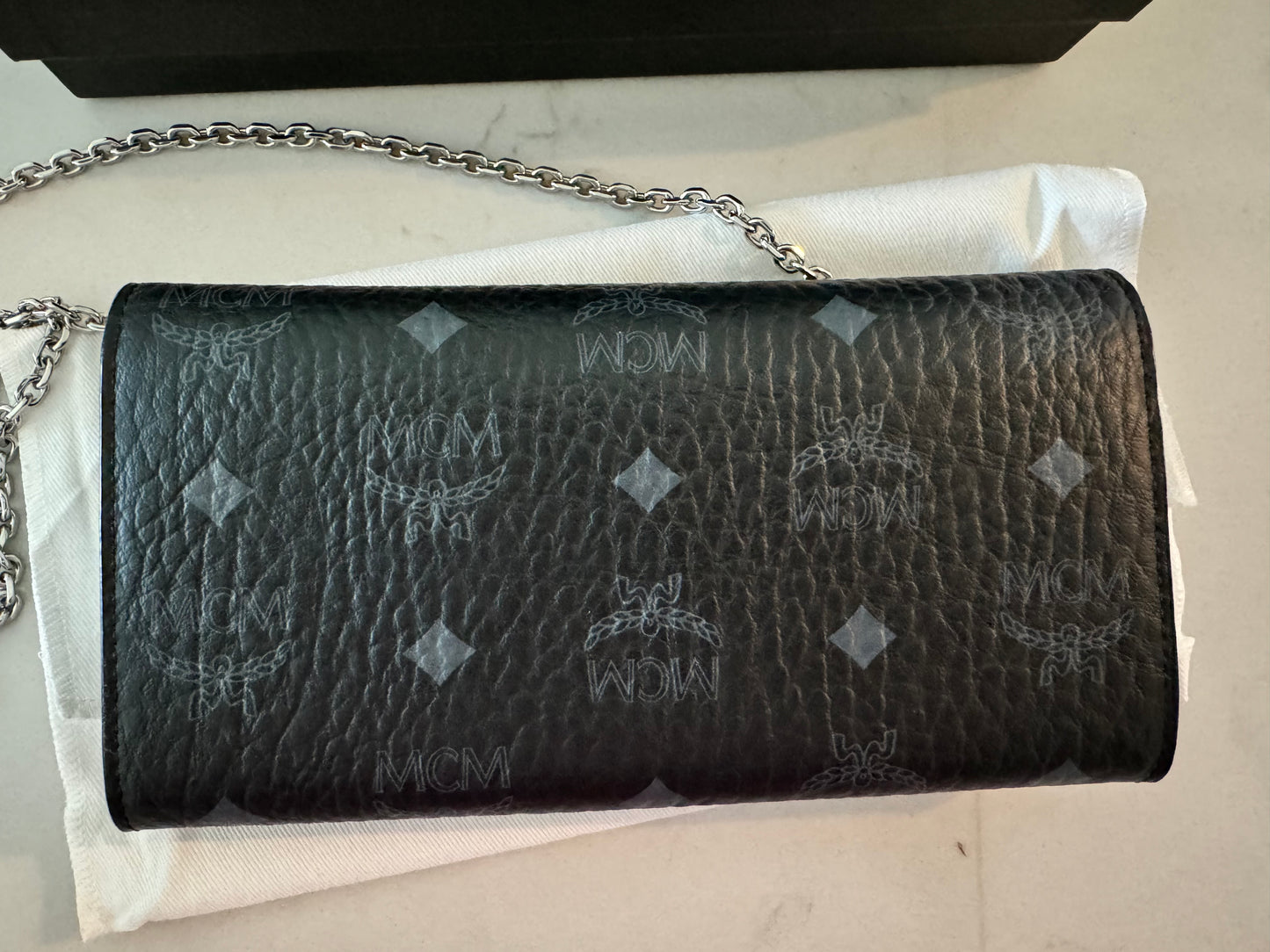 MCM Tracy Crossbody Wallet in Visetos (Like New)