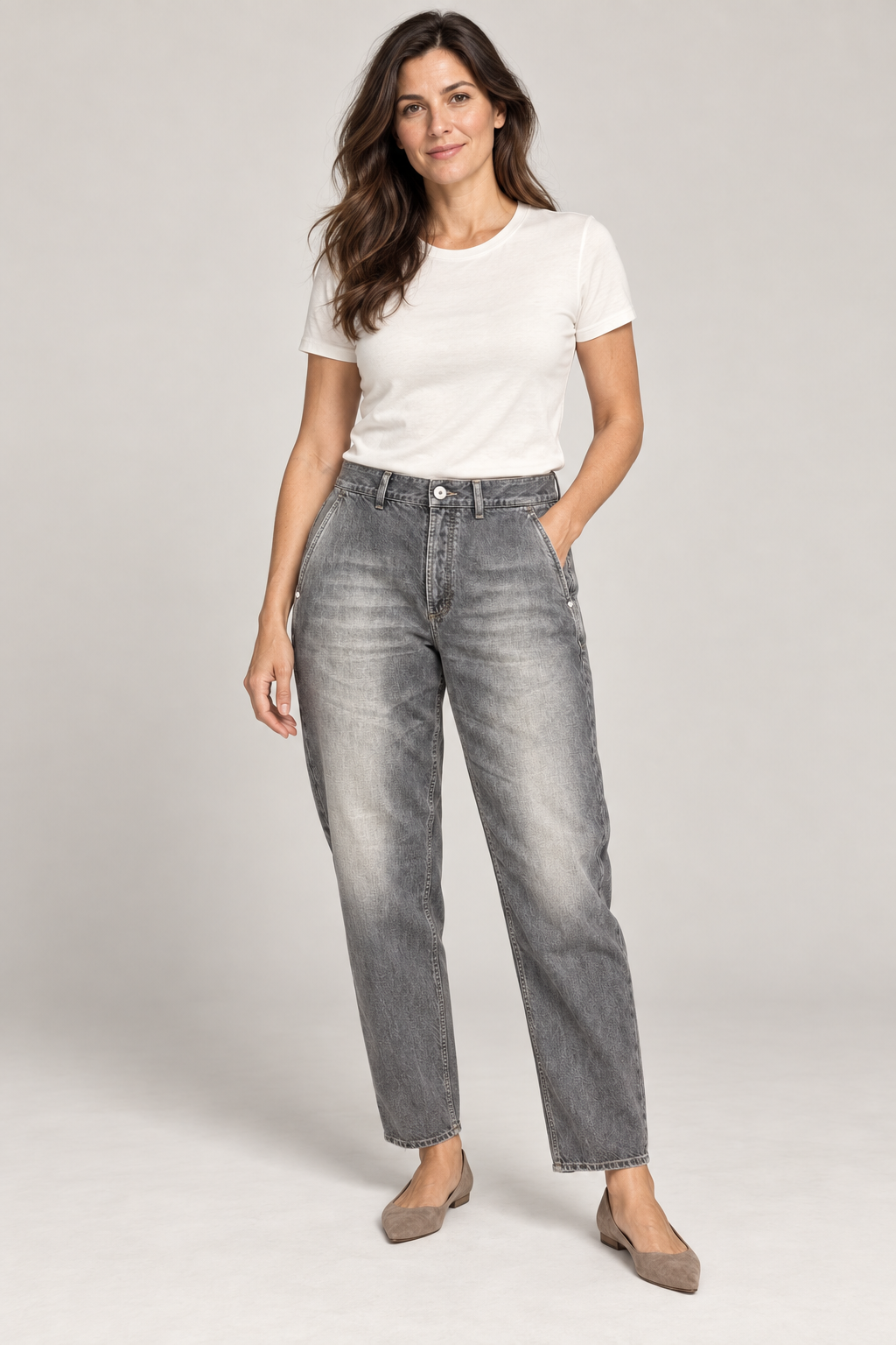 Brunello Cucinelli Gray Washed Denim Jeans | Men’s 54 | New With Tags