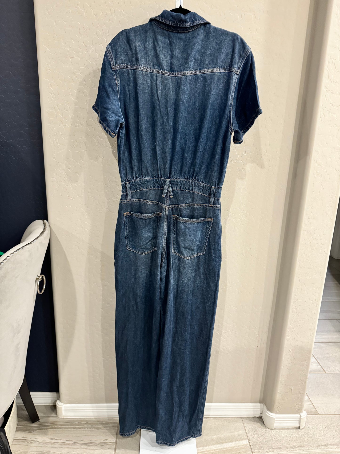 GOOD AMERICAN Denim Jumpsuit (New) Size: 2/Medium