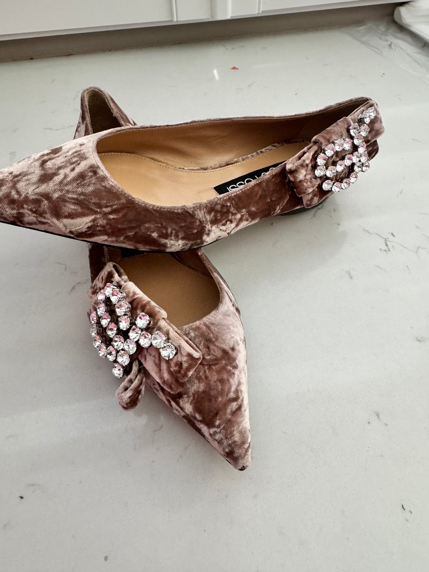 SERGIO ROSSI Ballerina Flats Size: 37 (New)