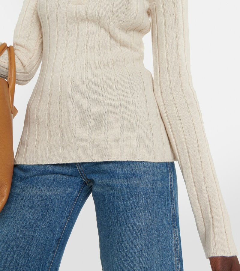 Khaite Hans ribbed Cashmere Jumper Size: Large | New