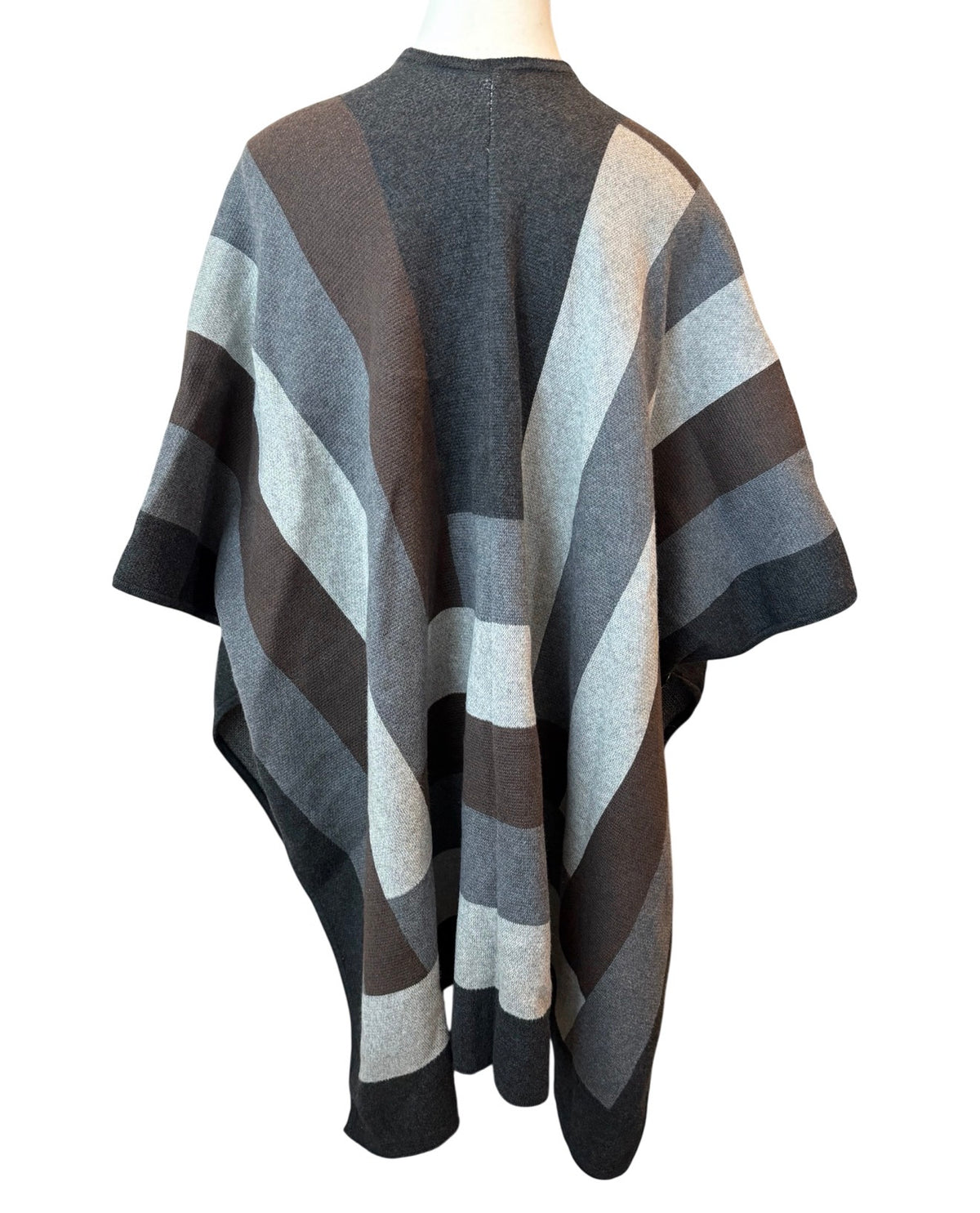 Carlisle Collection Cotton Cashmere Poncho Wrap – One Size