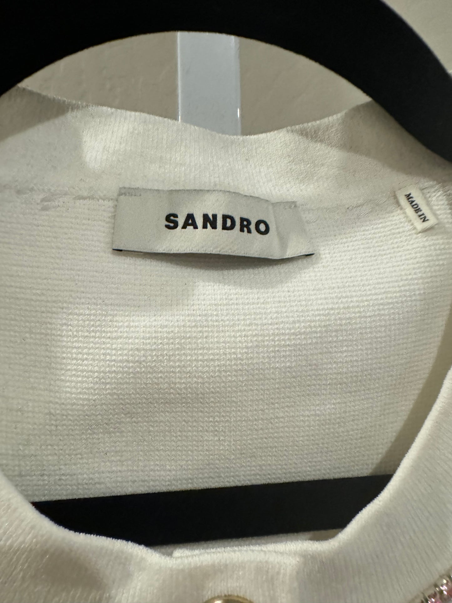 SANDRO Elsa Cropped Cardigan (New) Size: 2/M