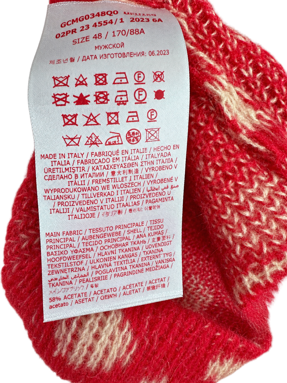 Marni Fuzzy Wuzzy Mohair Sweater Red Polka Dot Sleeveless Knit – Size 48/US 12 | NWT