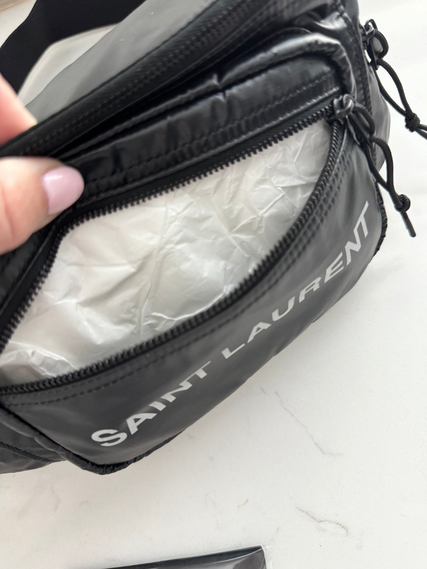 Saint Laurent Nylon Logo Belt Bag/Bumbag (New)